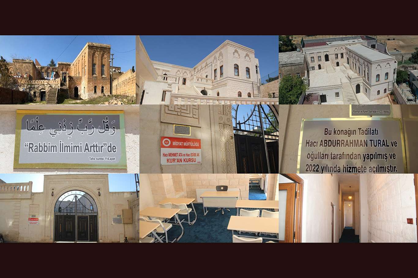 Midyat'taki tarihi konak restore edilerek Kur'an kursuna çevrildi Midyat'taki tarihi konak restore edilerek Kur'an kursuna çevrildi